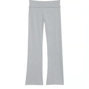 Victoria secret Light Grey VSX Cotton Flare Legging size M 32inch length